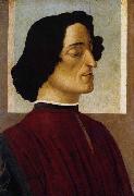 Portrait of Giuliano de Medici BOTTICELLI, Sandro